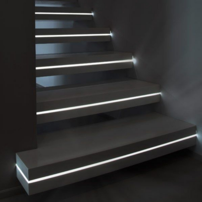 Автоматическая подсветка ступеней лестницы